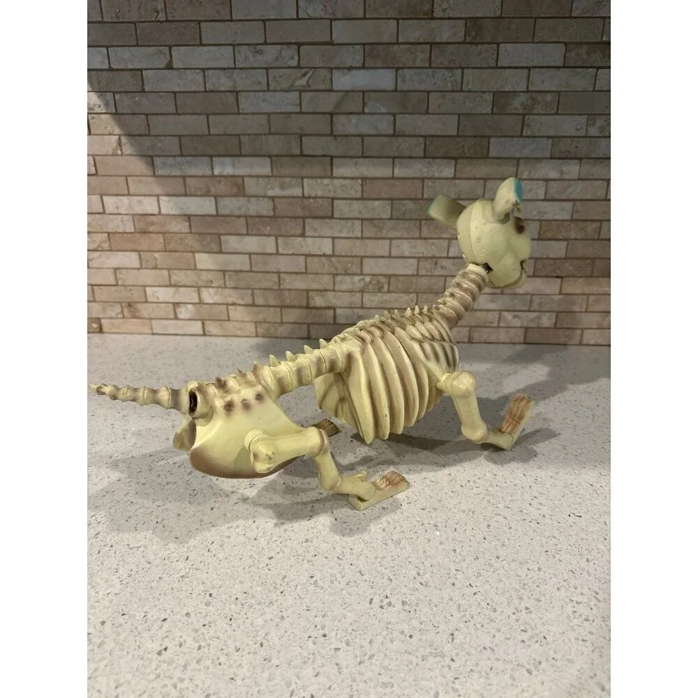 Gemmy‎ AS IS Boney Barney skeleton Halloween dog prop